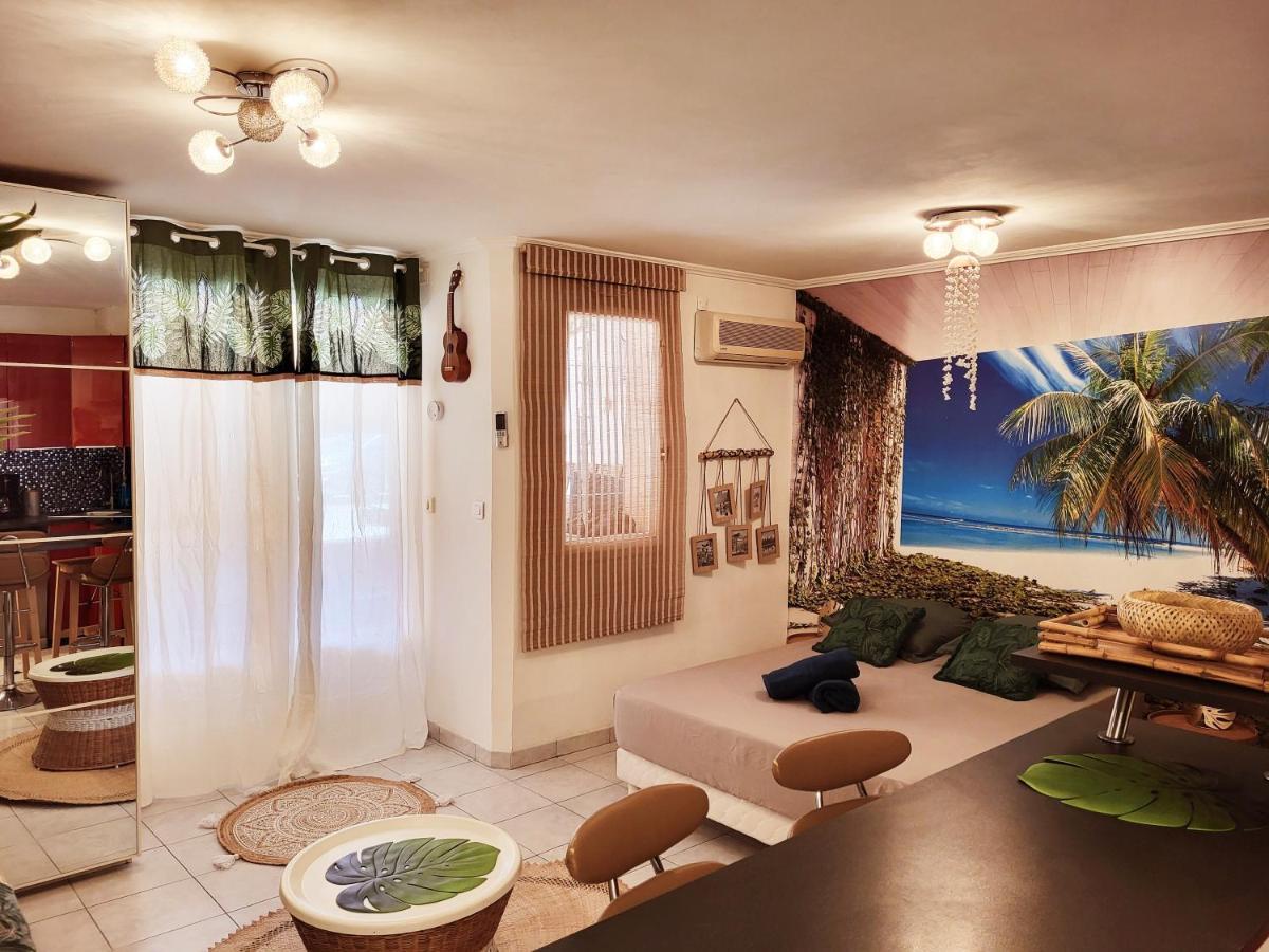Le Studio Tahiti 4 Pers 600M De La Plage La Faviere Bormes-les-Mimosas Luaran gambar