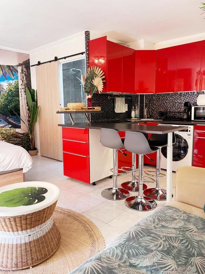 Le Studio Tahiti 4 Pers 600M De La Plage La Faviere Bormes-les-Mimosas Luaran gambar
